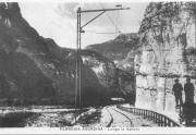 La ferrovia lungo il Canale d'Agordo - cliccare per ingrandire