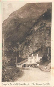 Località La Stanga prima della ferrovia - cliccare per ingrandire la cartolina